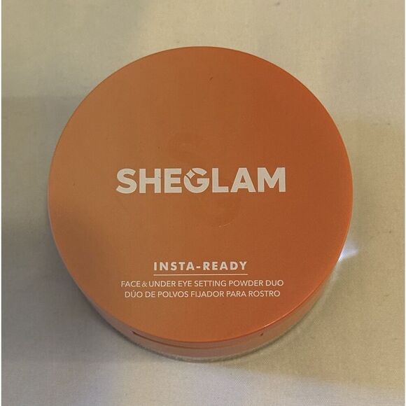 SheGlam Insta-Ready Face & Under Eye Setting Powder Duo Smooth Sand NEW - Picture 1 of 4